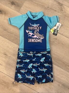 Toddler Swim Suit and Rash Guard
